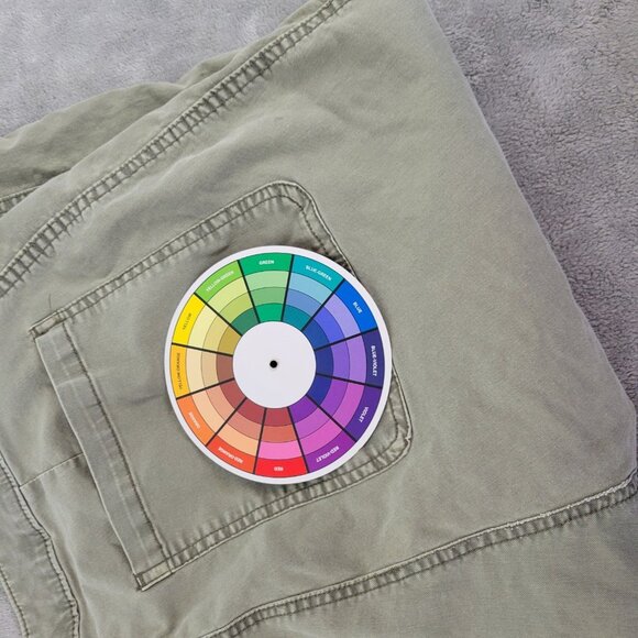 Old Navy Womens Pants 18 Plus Cropped Green Zip Fly Pockets Cotton Blend GRE26E - Picture 9 of 9